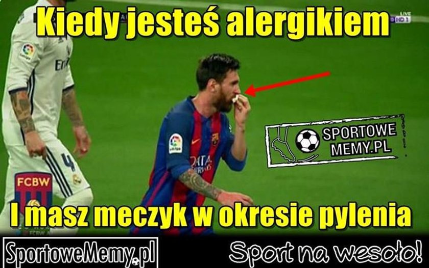 Real Madryt – FC Barcelona. MEMY po El Clasico