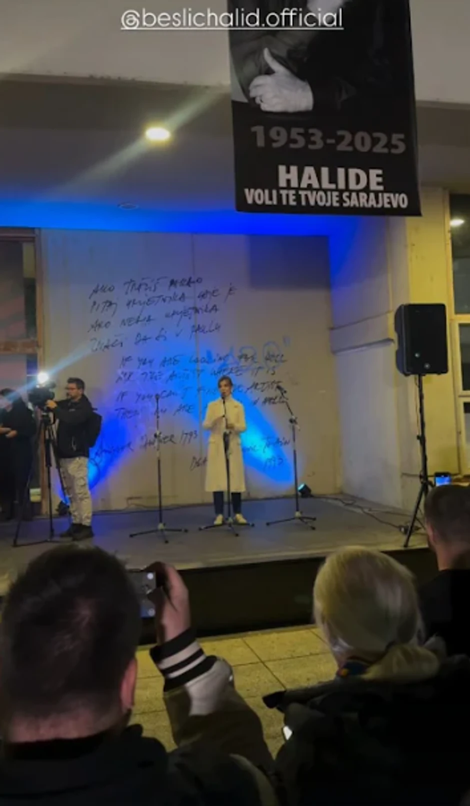 U čast Halida Beešlića - u Sarajevu