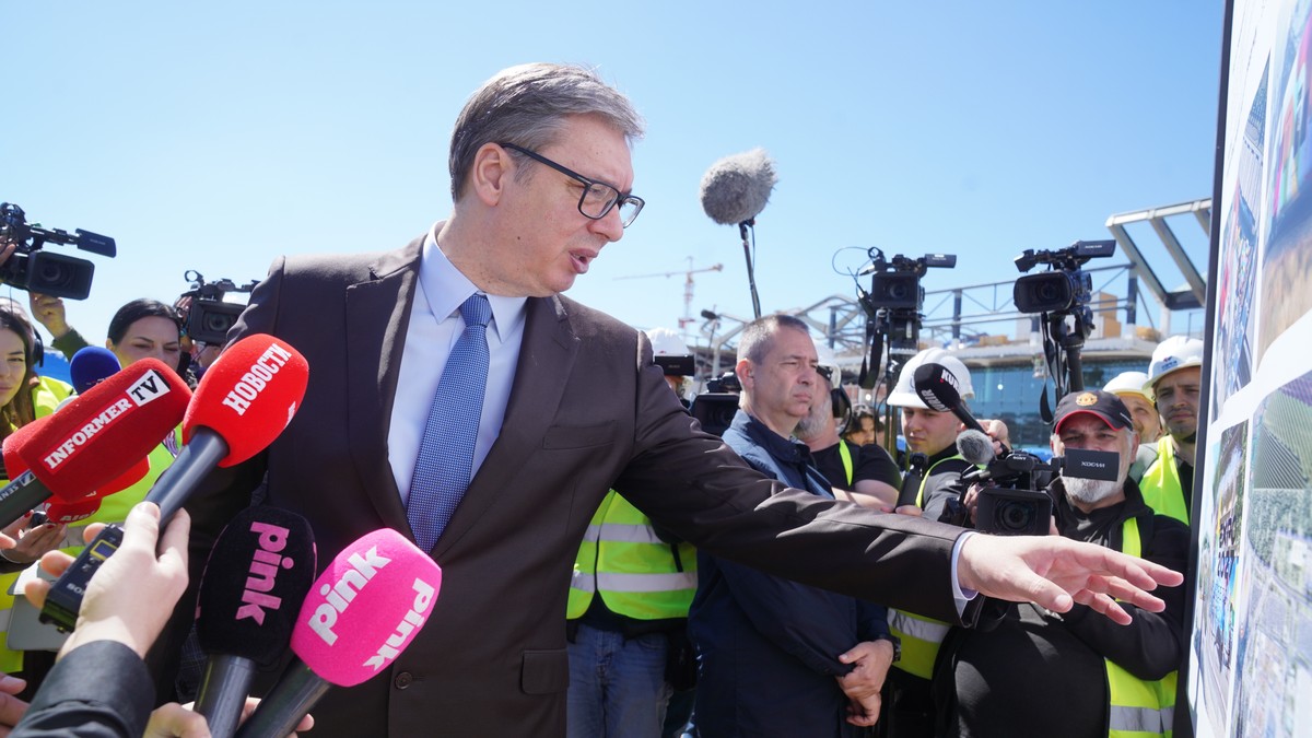 Aleksandar Vučić obilazi radove u okviru Ekspo projekta 