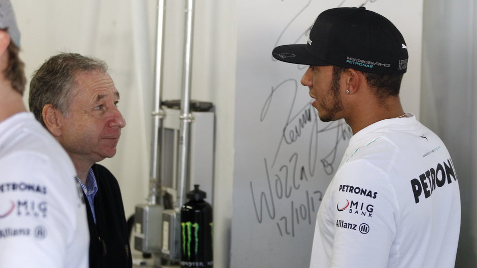 Jean Todt i Lewis Hamilton