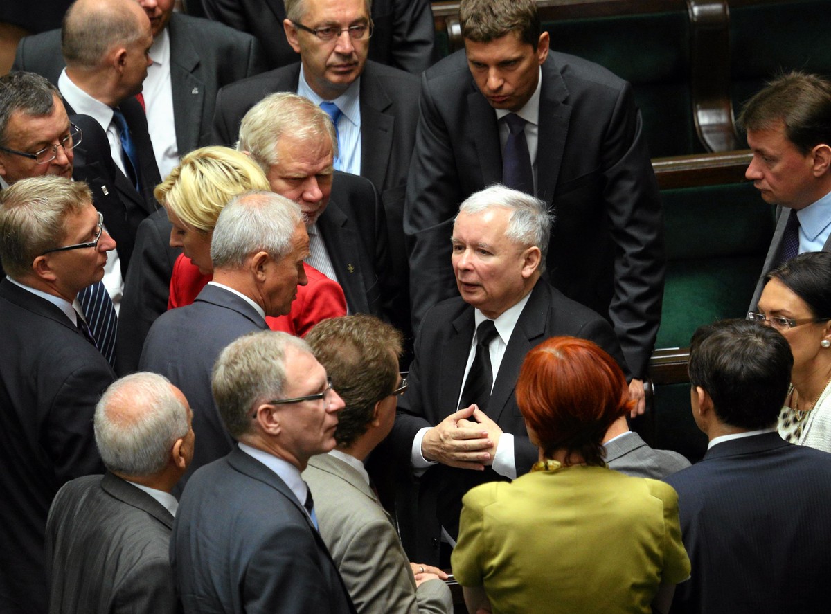 Jarosław Kaczyński w Sejmie