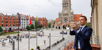 Strażak skomponował hejnał dla Rudy Śląskiej. Pierwsze wykonanie należało do niego!