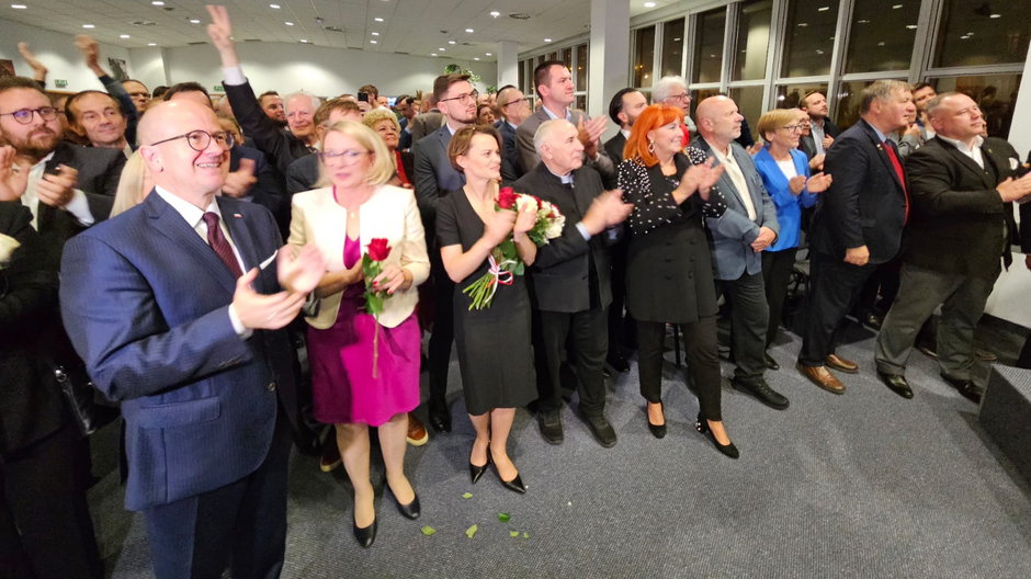 Wieczór wyborczy PiS w Poznaniu. Mandat w Sejmie straci posłanka Jadwiga Emilewicz