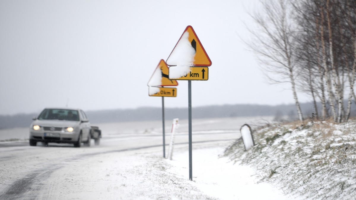 GDDKiA ostrzega kierowców przed trudnymi warunkami