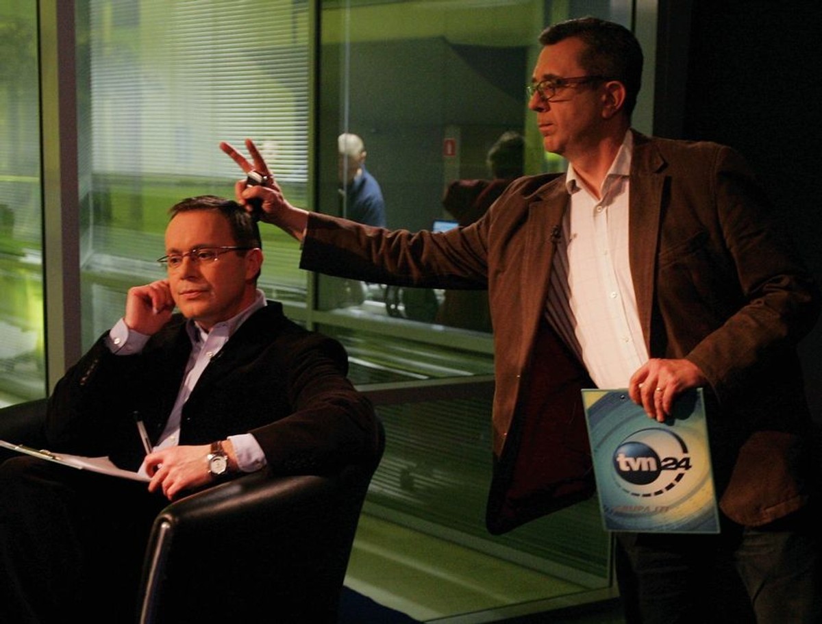 Szkło kontaktowe w TVN24