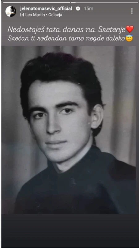 Jelena Tomašević objava
