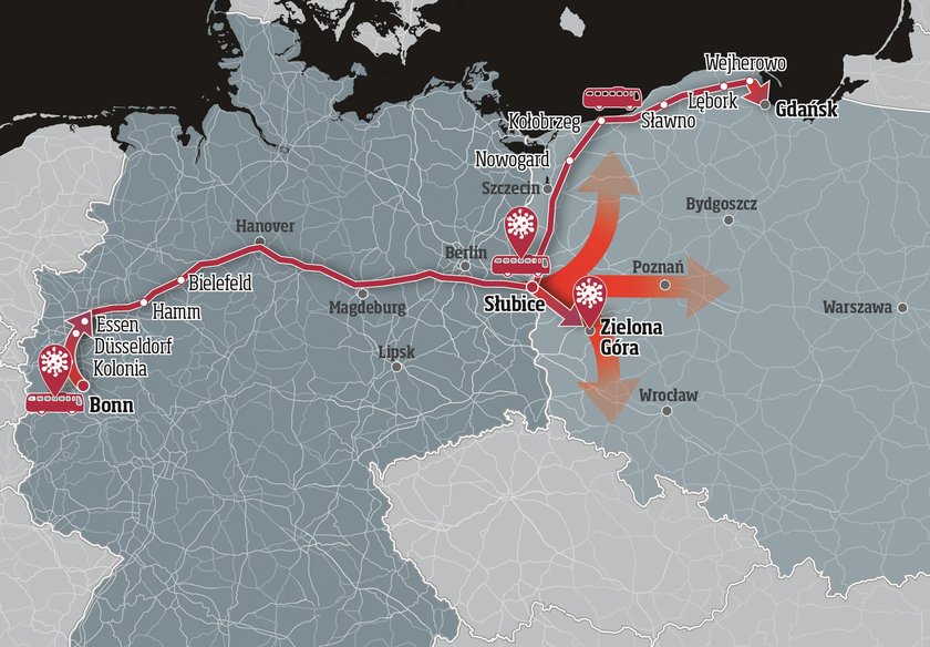  Tu w Polsce stawał autokar 