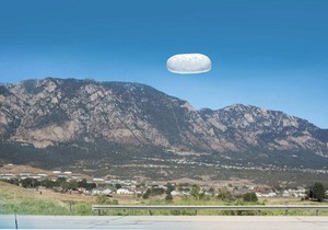 Umetnički prikaz NLO-a na nebu iznad Kolorada 2022.