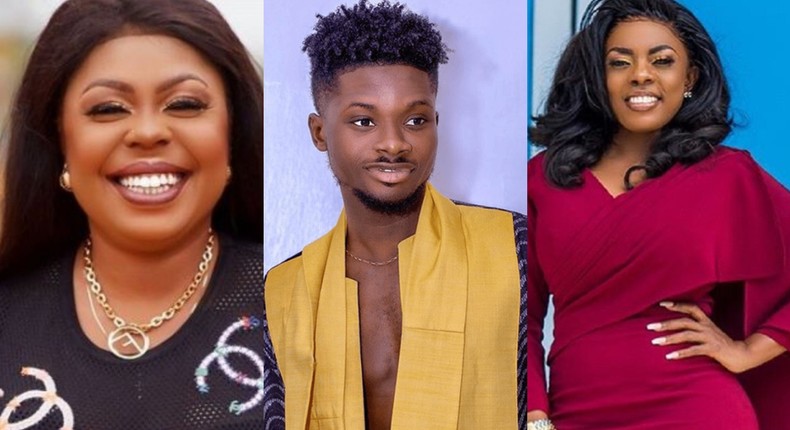 Afia Schwarzenegger, Nana Aba Anamoah and Kuami Eugene