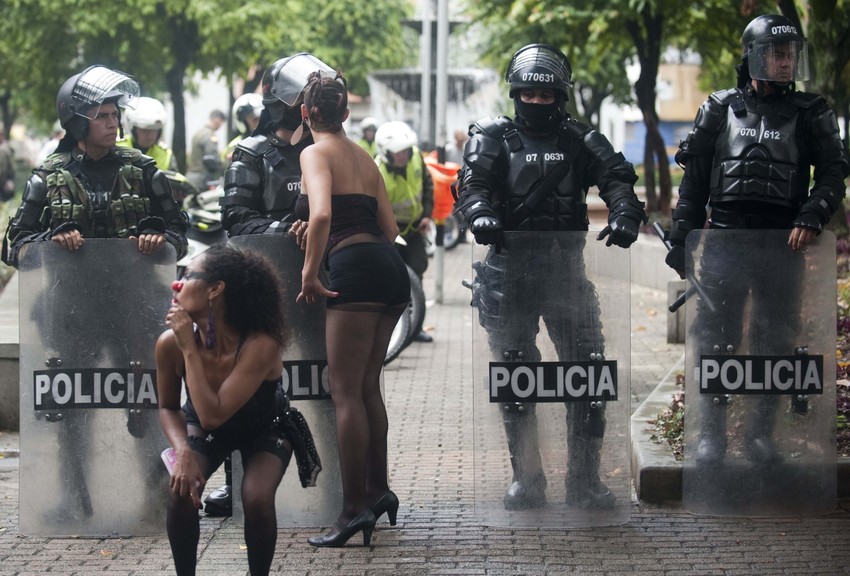 Demonstracije prostitutki u Medeljinu