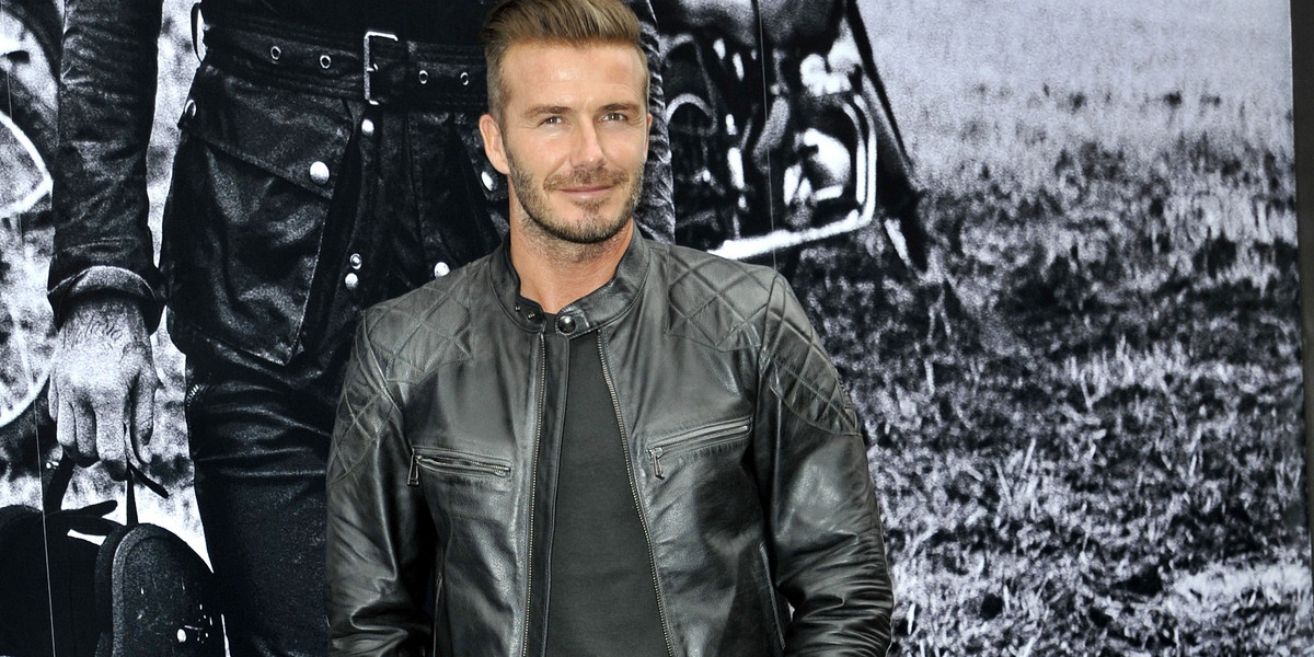 David Beckham na premierze kolekcji