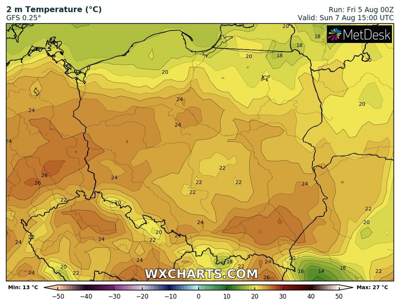 Zapowiadamy umiarkowaną temperaturę