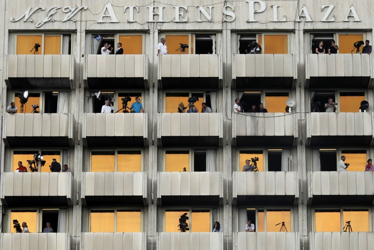 Ateny, wizyta Angeli Merkel – tak Grecy witali Kanclerz Niemiec (16)