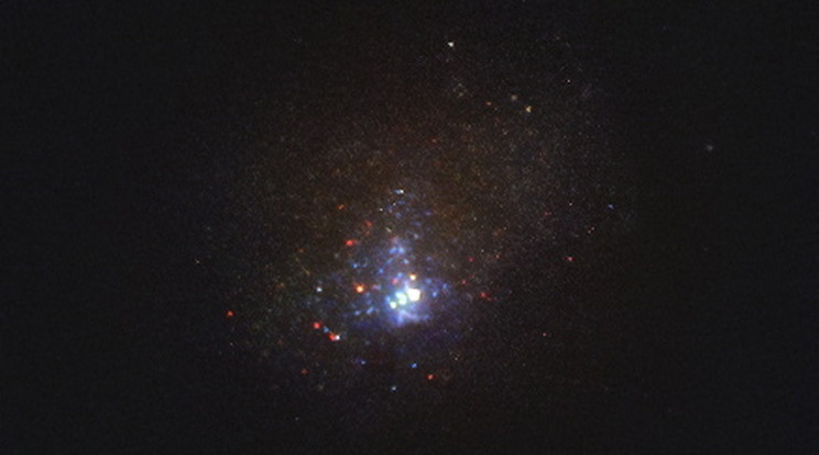 Egy pelyhes spirálgalaxist véltek felfedezni az amerikai kutatók. /Fotó:MTI/EPA