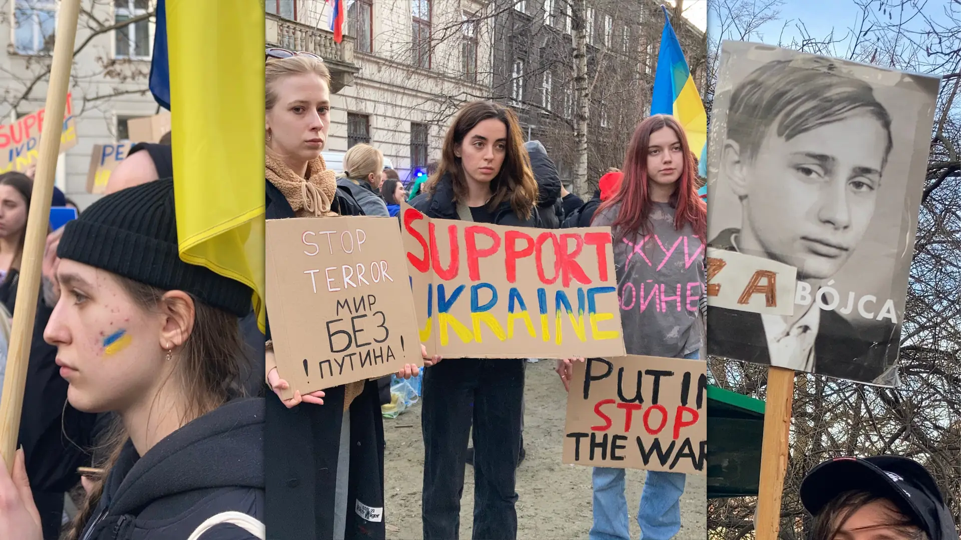 Monika z Kijowa: "Prosiłam matkę, żeby zeszła do bunkra". Demonstracje w całym kraju