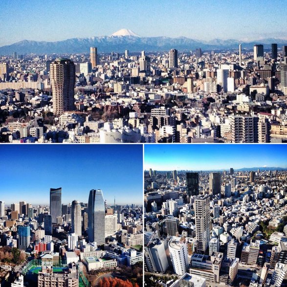 Widok z Tokyo Tower