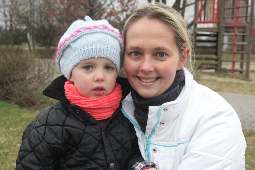 Dominika Szajder-Odrobińska (33 l.), mama Laury (3 l.)