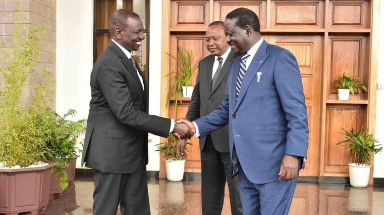 Image result for Ruto and Raila