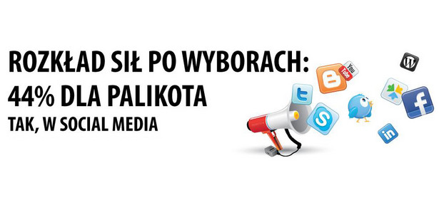 Palikot wygrał w social media. Źródło: www.kompassocialmedia.pl