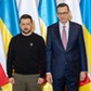 Wołodymyr Zełenski i Mateusz Morawiecki