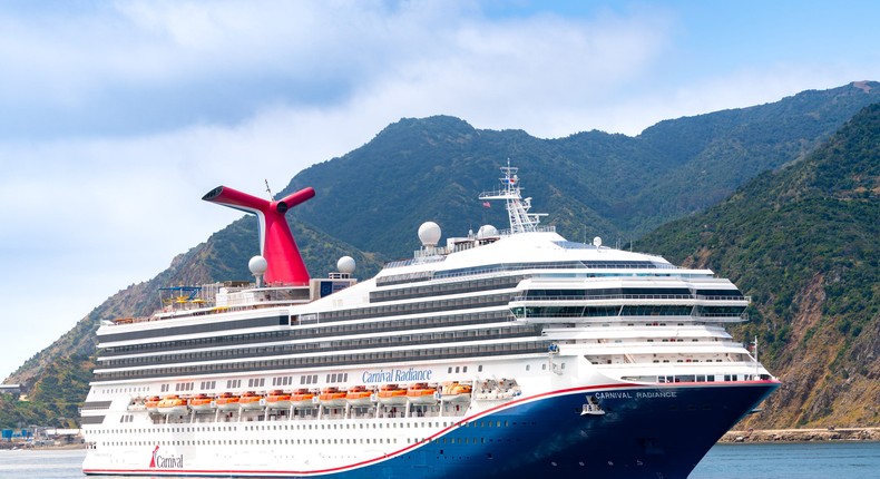 The Carnival Horizon left without the family of four after Melinda Van Veldhuizen was told she couldn't set sail.AaronP/Bauer-Griffin/Getty Images