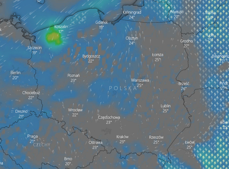 Boże Ciało - prognoza pogody o godz. 12