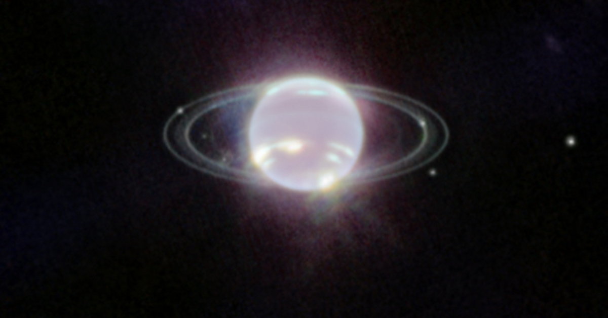 Recoge el telescopio Webb de Neptuno y sus anillos