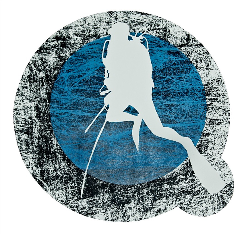 Milica Antonijević - "Tragač I": Pobednički rad na "Ex-Yu konkursu za grafiku"