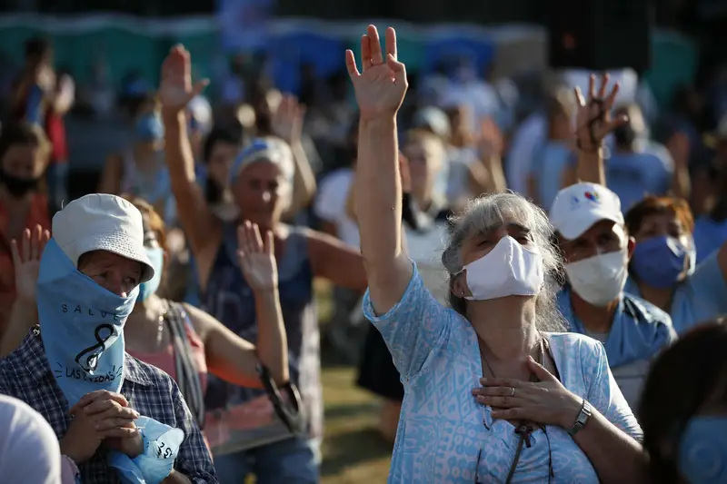 Przeciwnicy zmian w prawie aborcyjnym protestują w Argentynie