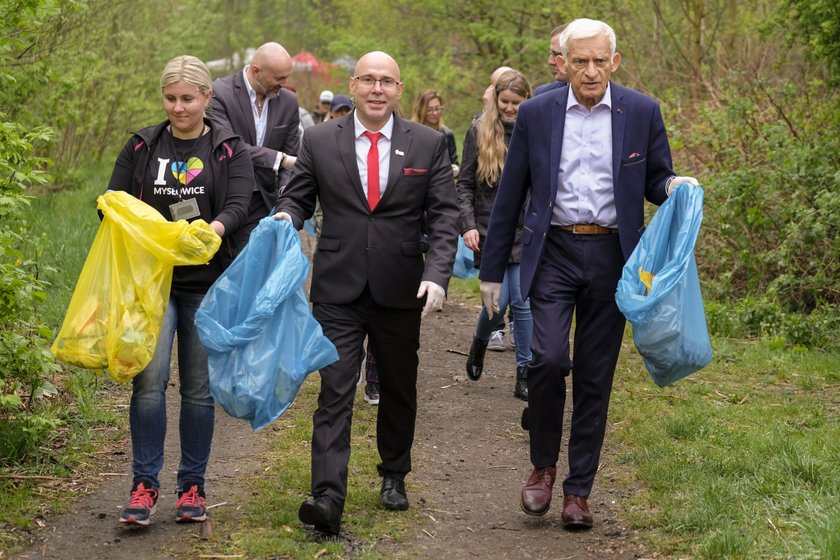 Mysłowice. Akcja sprzątania miasta z udziałem polityków i mieszkańców