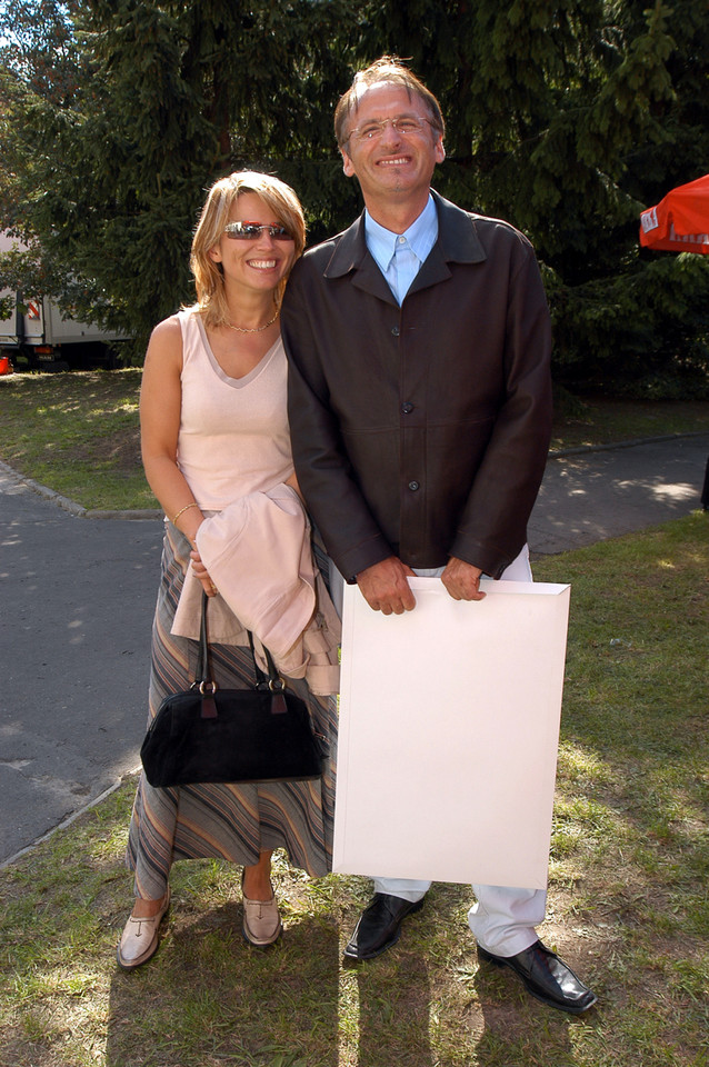 Anna Jurksztowicz i Krzesimir Dębski w 2003 r. 