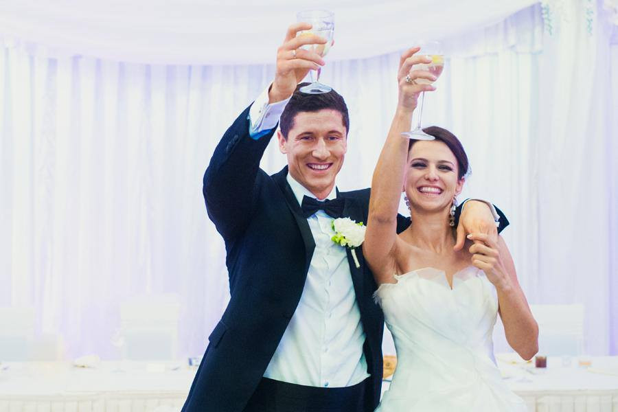 Robert Lewandowski i Anna Lewandowska