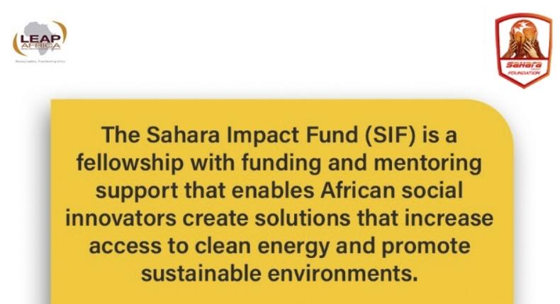 Sahara Impact Fund Calls for Entries into Its 2023 Program