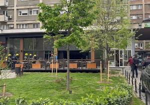 Ugašen požar u kafiću na Pliluli 