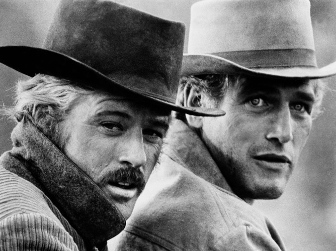 Robert Redford w niezapomnianym duecie z Paulem Newmanem w 'Butch Cassidy i Sundance Kid' (1969)