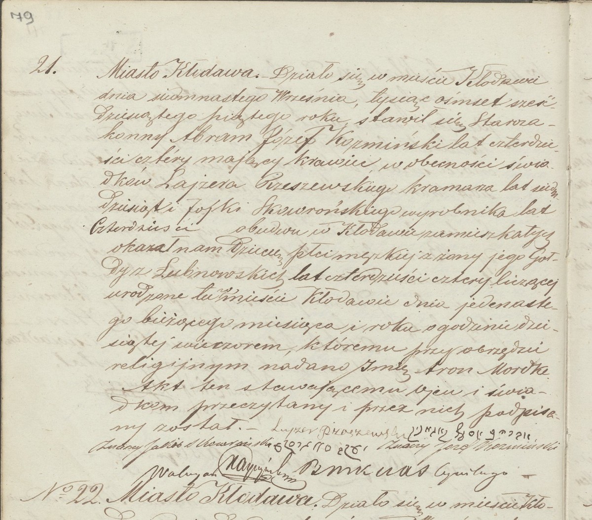 Kuba Rozpruwacz był Polakiem. Metryka urodzenia Kuby Rozpruwacza