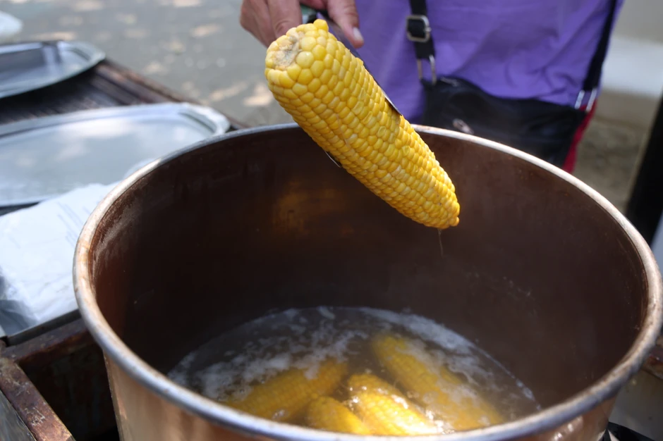 Na Adi Ciganliji moguće je kupiti i kuvani kukuruz.