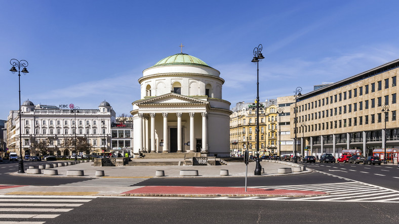 Warszawa, plac Trzech Krzyży