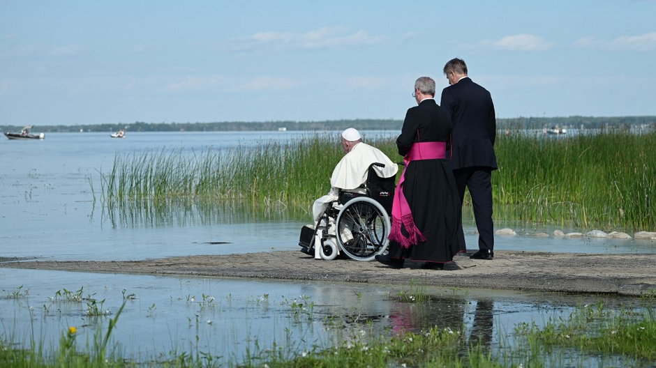 Papież Franciszek podczas wizyty w Kanadzie