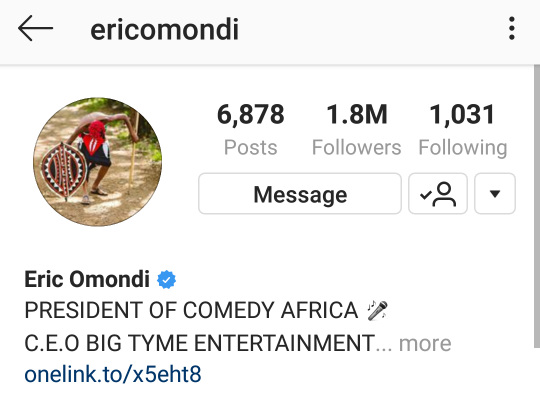 12 Kenyan Celebrities with 1 Million+ followers on Instagram