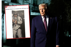Tak wygląda pojmany Maduro. Trump publikuje zdjęcie z okrętu USA