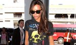 Victoria Beckham w rockowym T-shircie