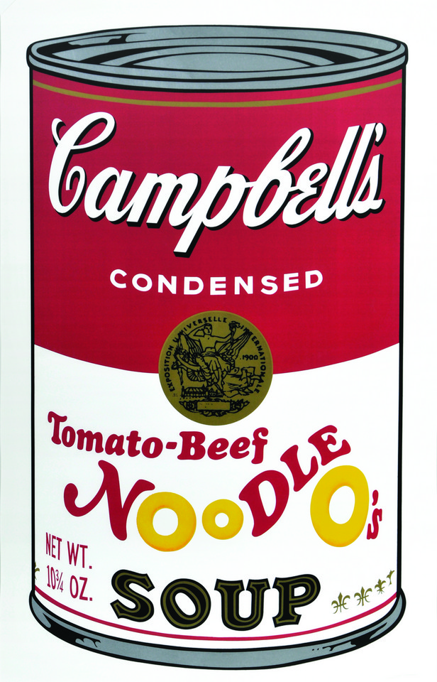 Andy Warhol, Puszka zupy, sitodruk