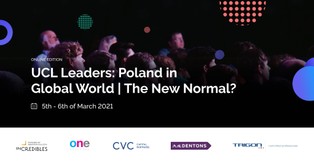 Konferencja UCL Leaders: Poland in a Global World. Zapraszamy 6 marca
