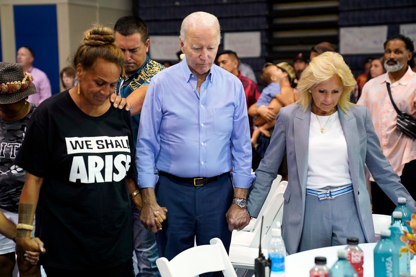 Poseta Džoa Bajdena Lahajni na ostrvu Maui, Havaji, nakon katastrofalnih požara