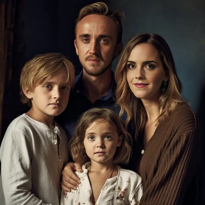 Tom Felton i Emma Watson