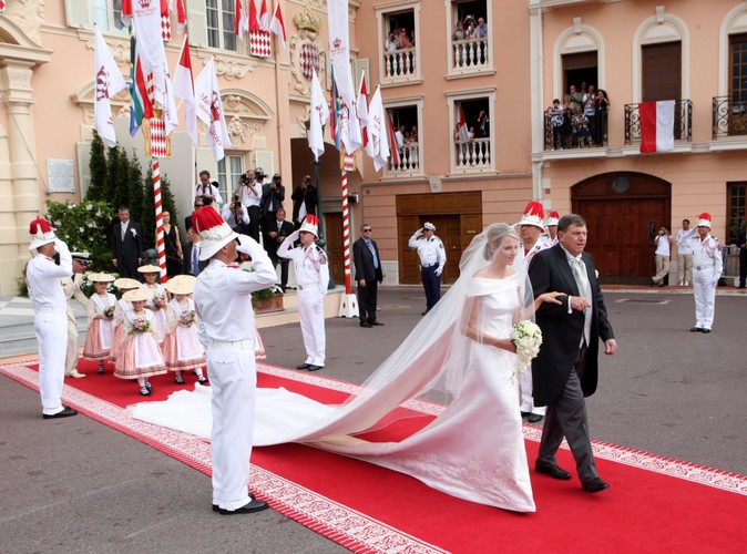 Charlene Wittstock ze swoim ojcem