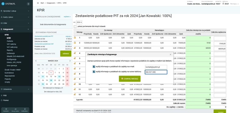 Systim.pl zapewnia kompleksowe zarządzanie firmą