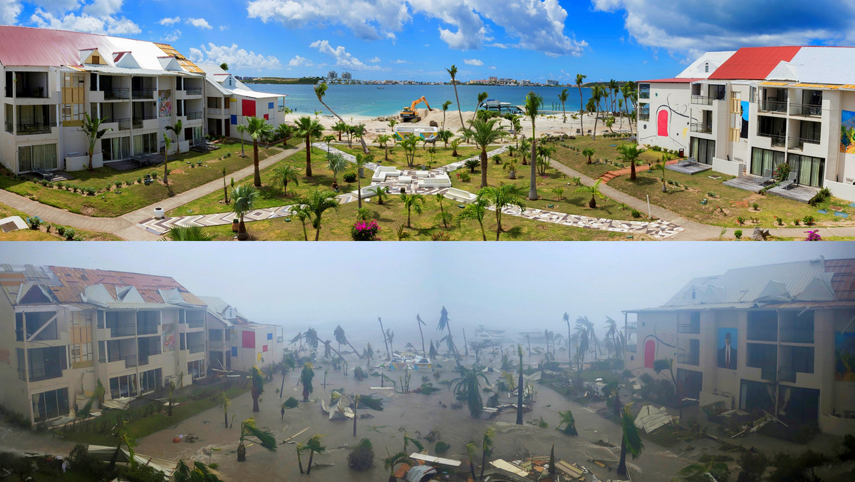 Saint-Martin sześć miesięcy po niszczycielskim huraganie Irma