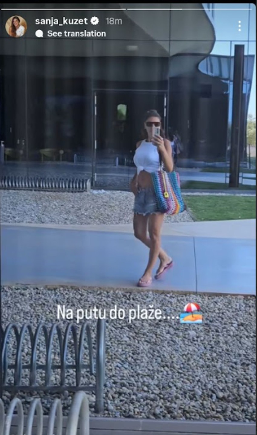 Sanja Kužet pokazala odličnu liniju